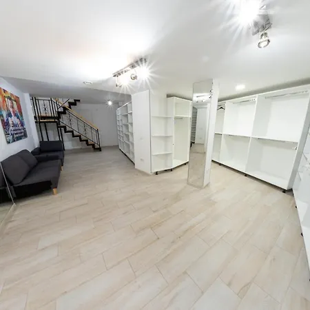 Parliament 200sqm Loft Style 1br Ap W Private Garden Apartamento Bucarest